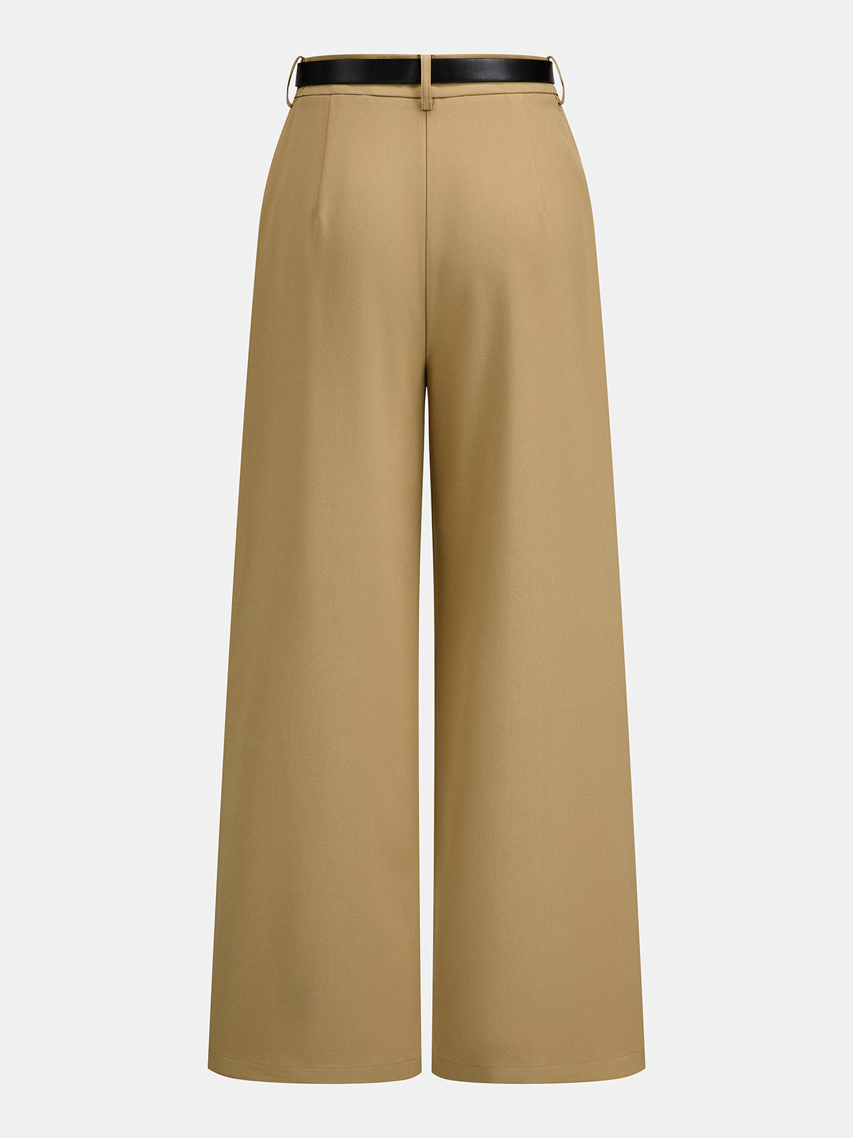 Trench Belted Blouse & Pleated Pants Set