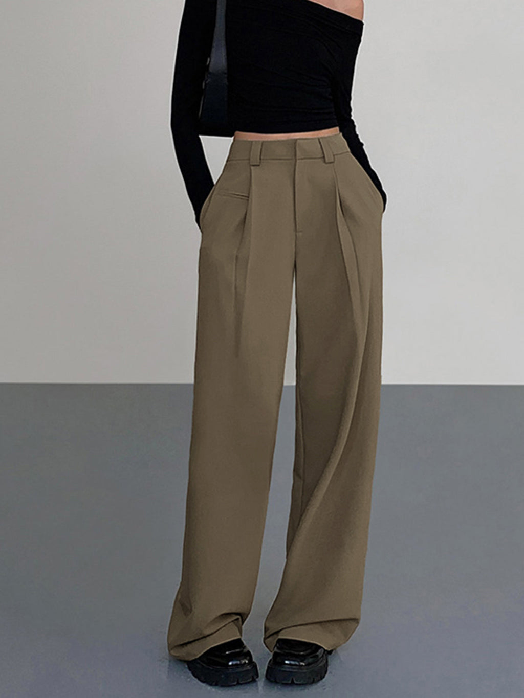 Business Casual Pleat Dress Pants