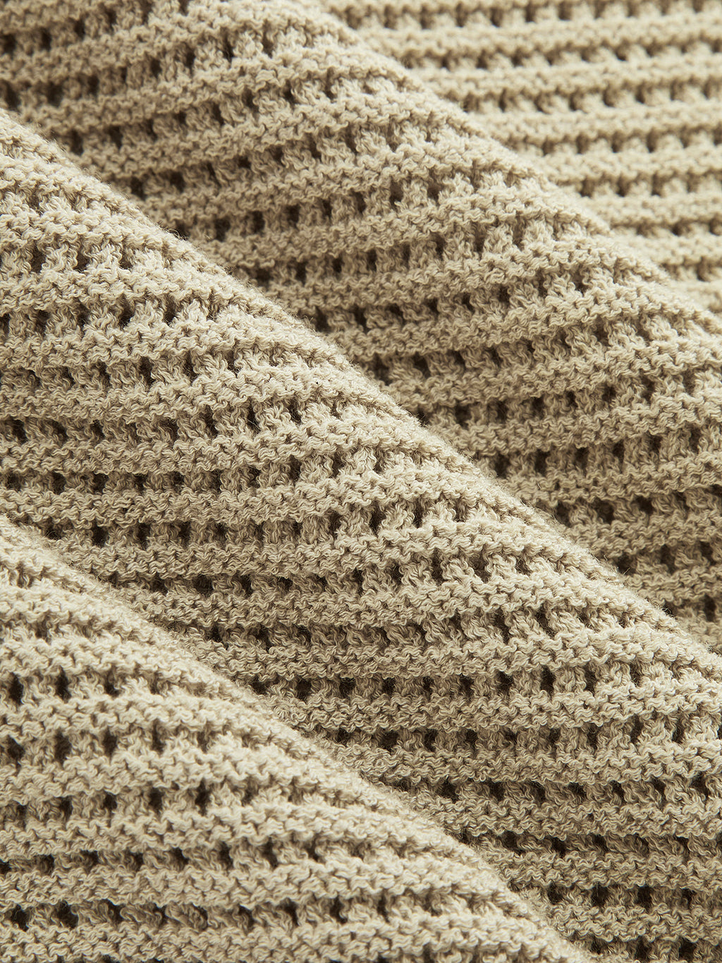 Open Knit Sleeveless Tank Top & Shorts Set