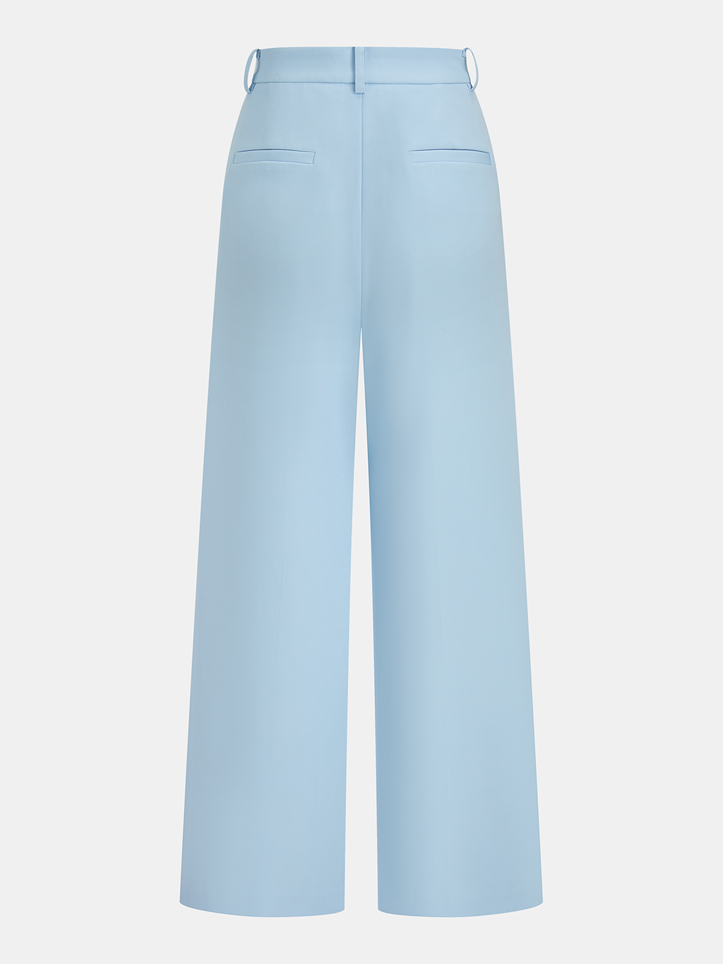 Tailored Sleeveless Blazer & Wide-Leg Pants Set