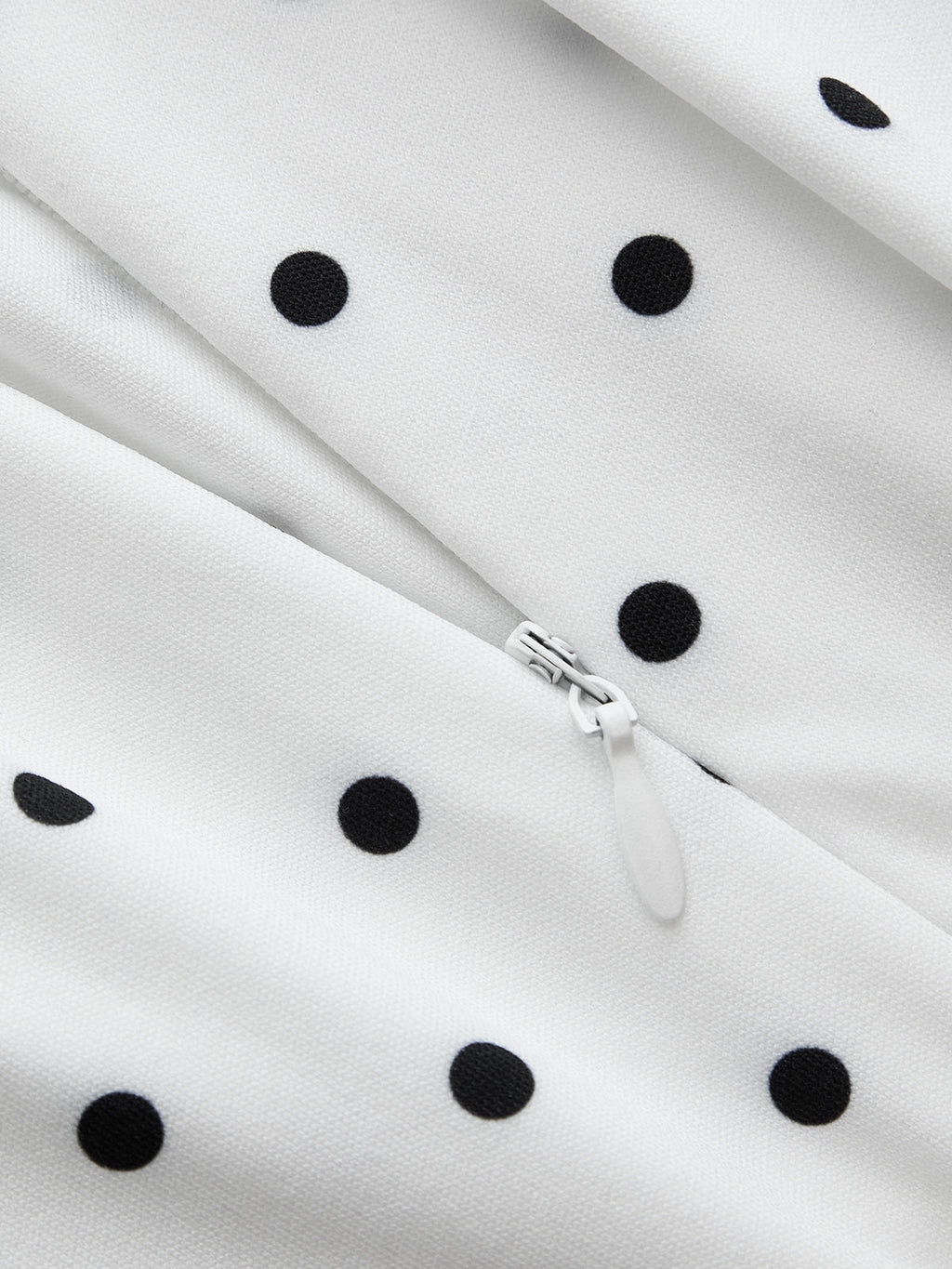 Cap Sleeve Polka Dot Fit Flare Maxi Dress