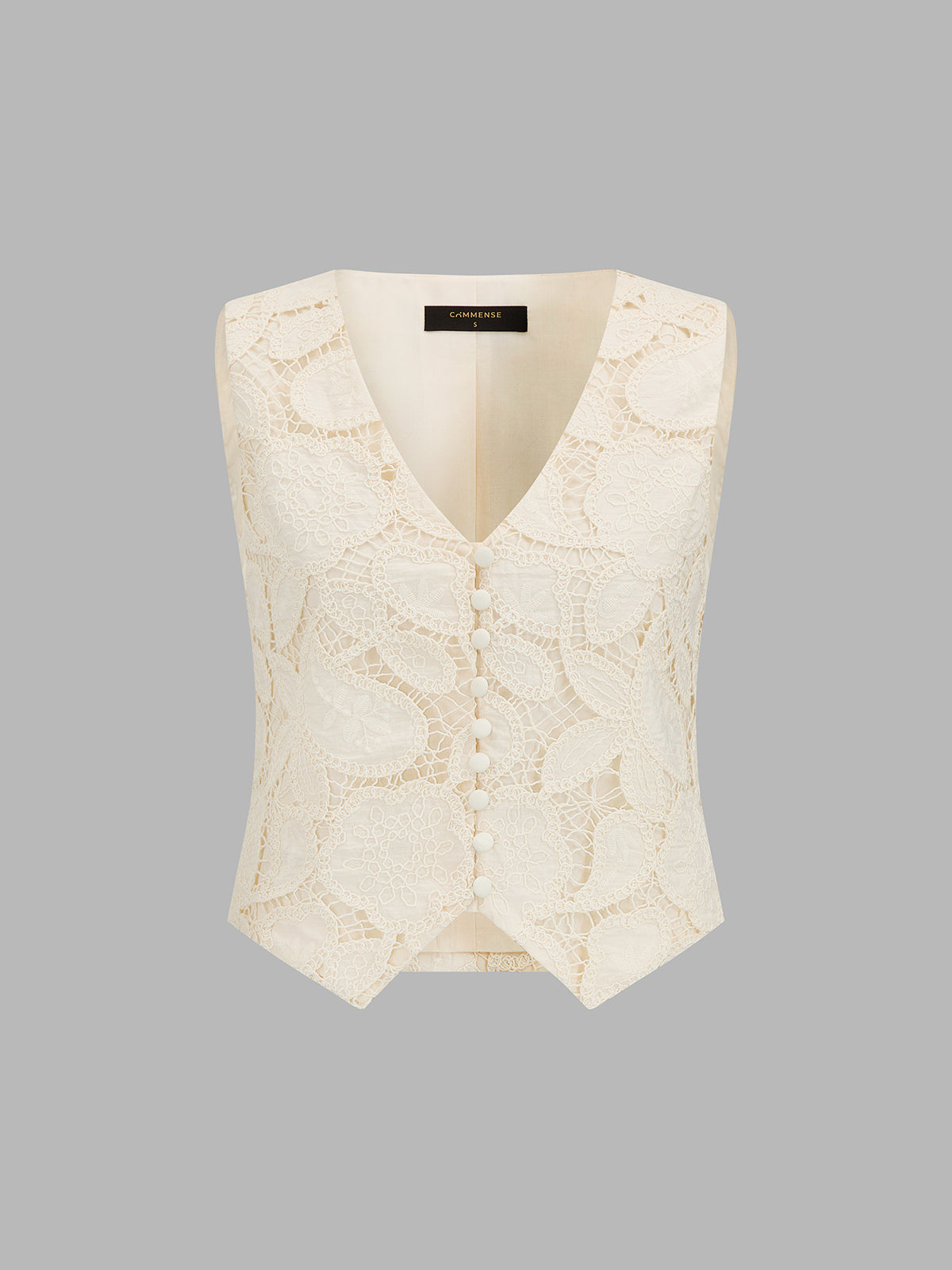 Guipure Lace Two Piece Shorts Set