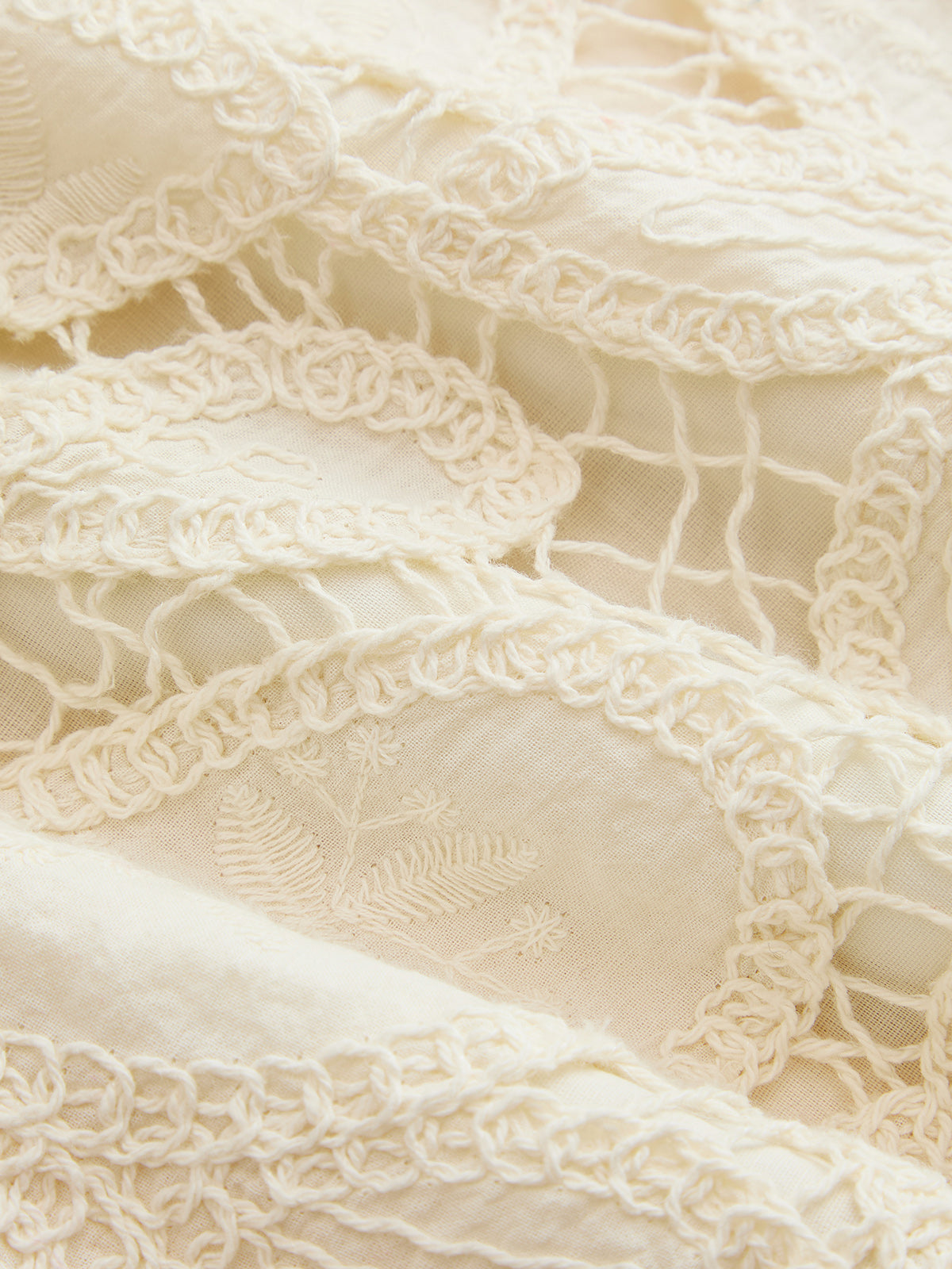 Guipure Lace Two Piece Shorts Set
