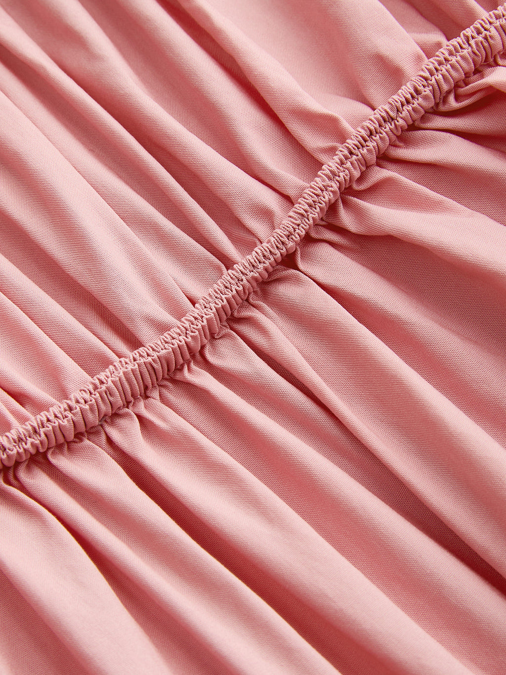 Cotton Shirred Cami Maxi Dress