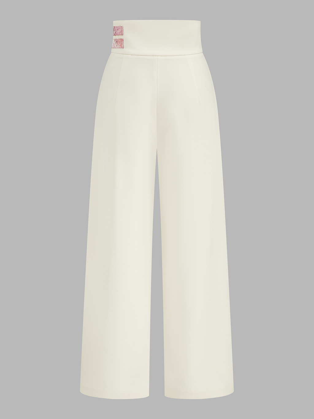 Sleeveless Jacquard Crop Top & Pants Set