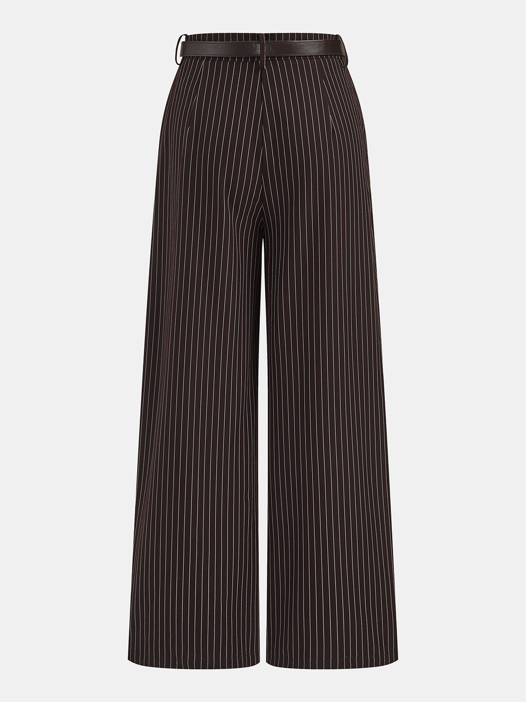 Ruched Sleeveless Top & Striped Pants Set