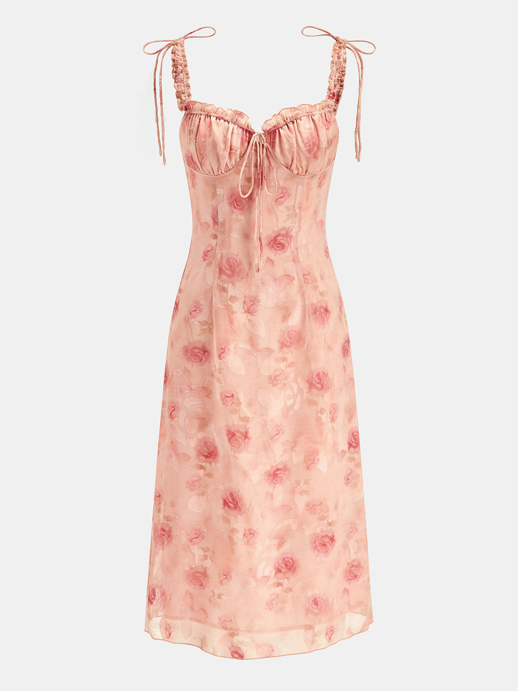 Rose Print Dress