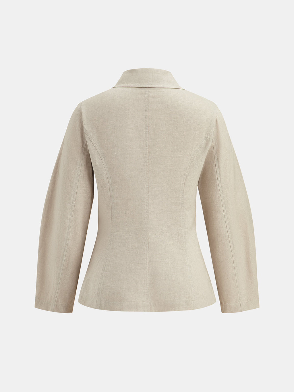 Frog Button Cotton Linen Long Sleeve Shirt