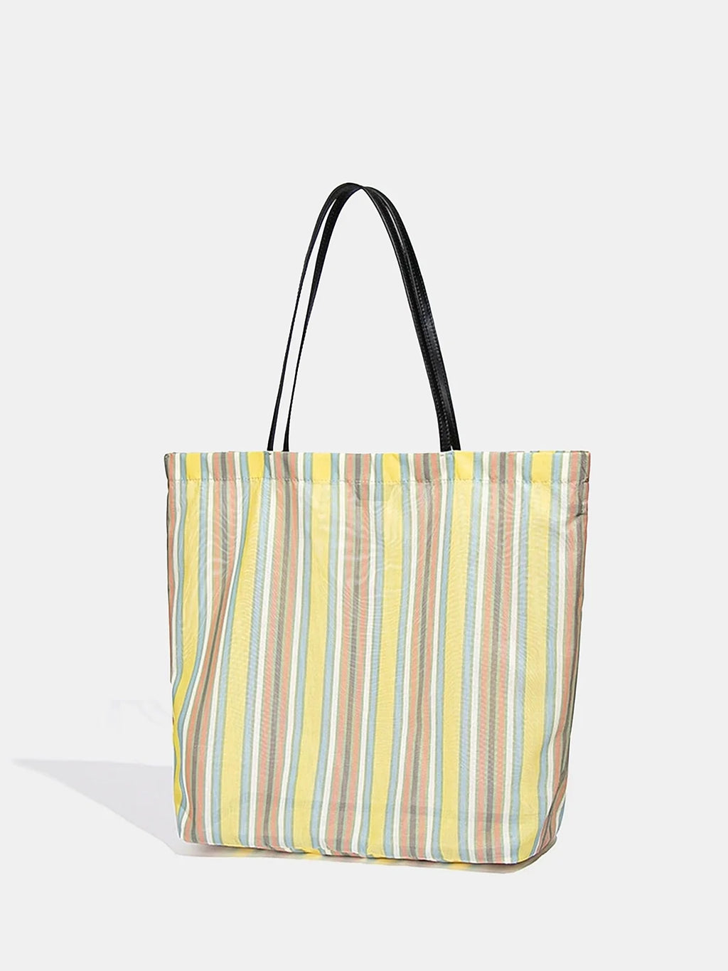 Rainbow Striped Large Shoulder Bag