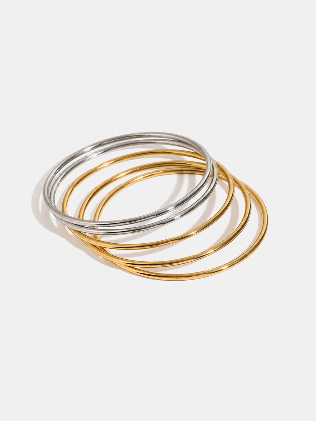 Minimalist Stacked Bangle