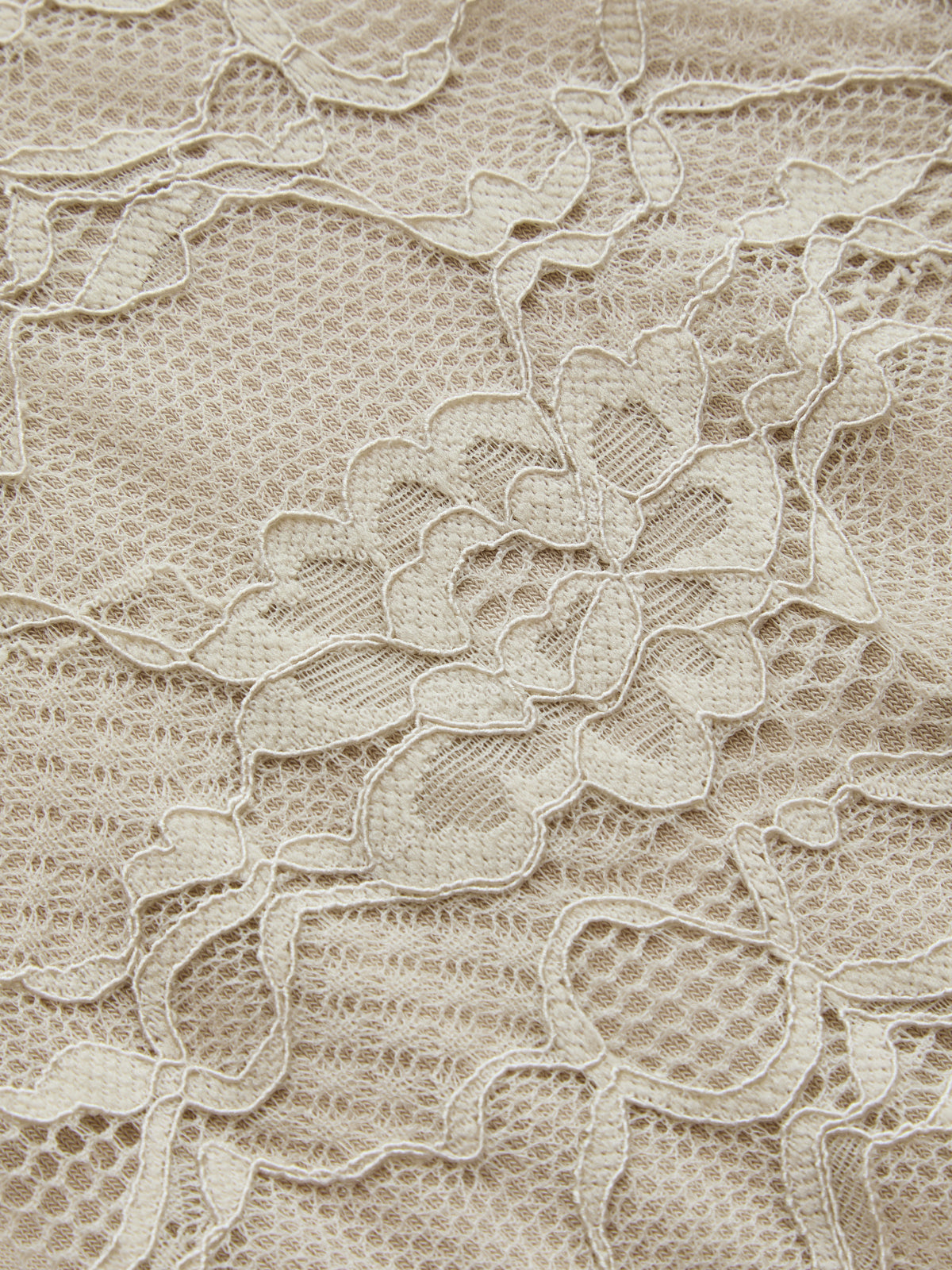 Lace Cowl Back Short Sleeve Top
