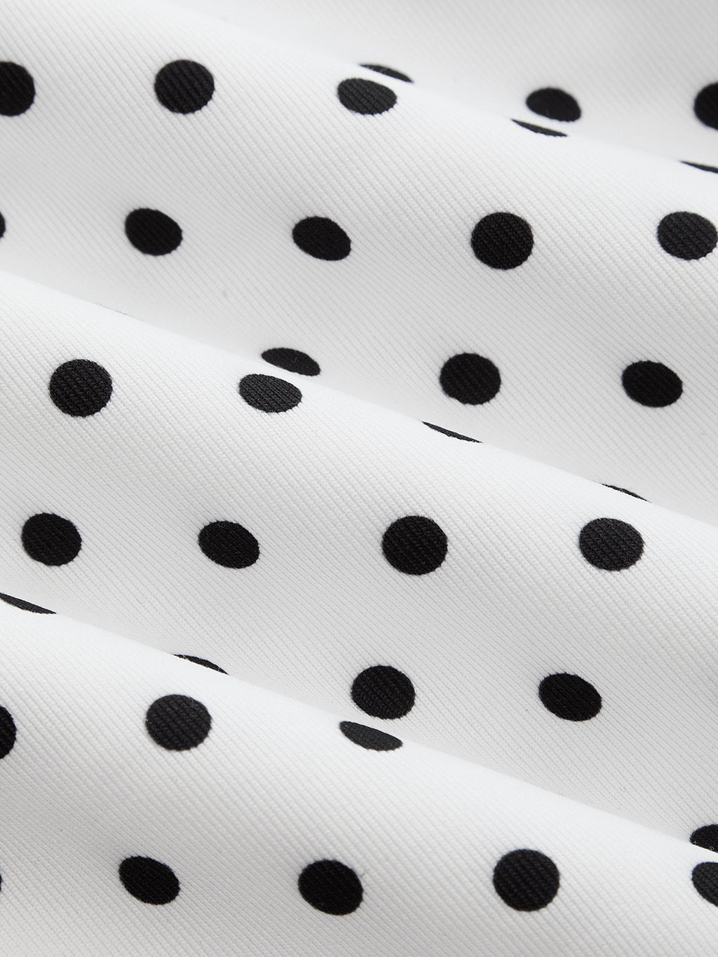 Polka Dot Slim Long Sleeve Top