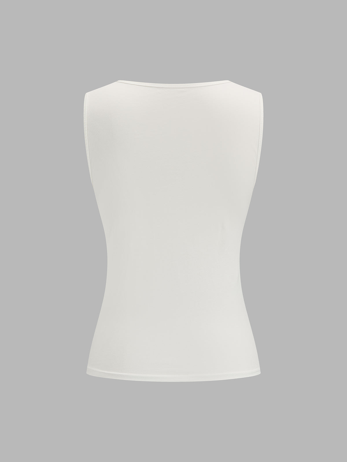 Sweetheart Neck Fitted Tank Top