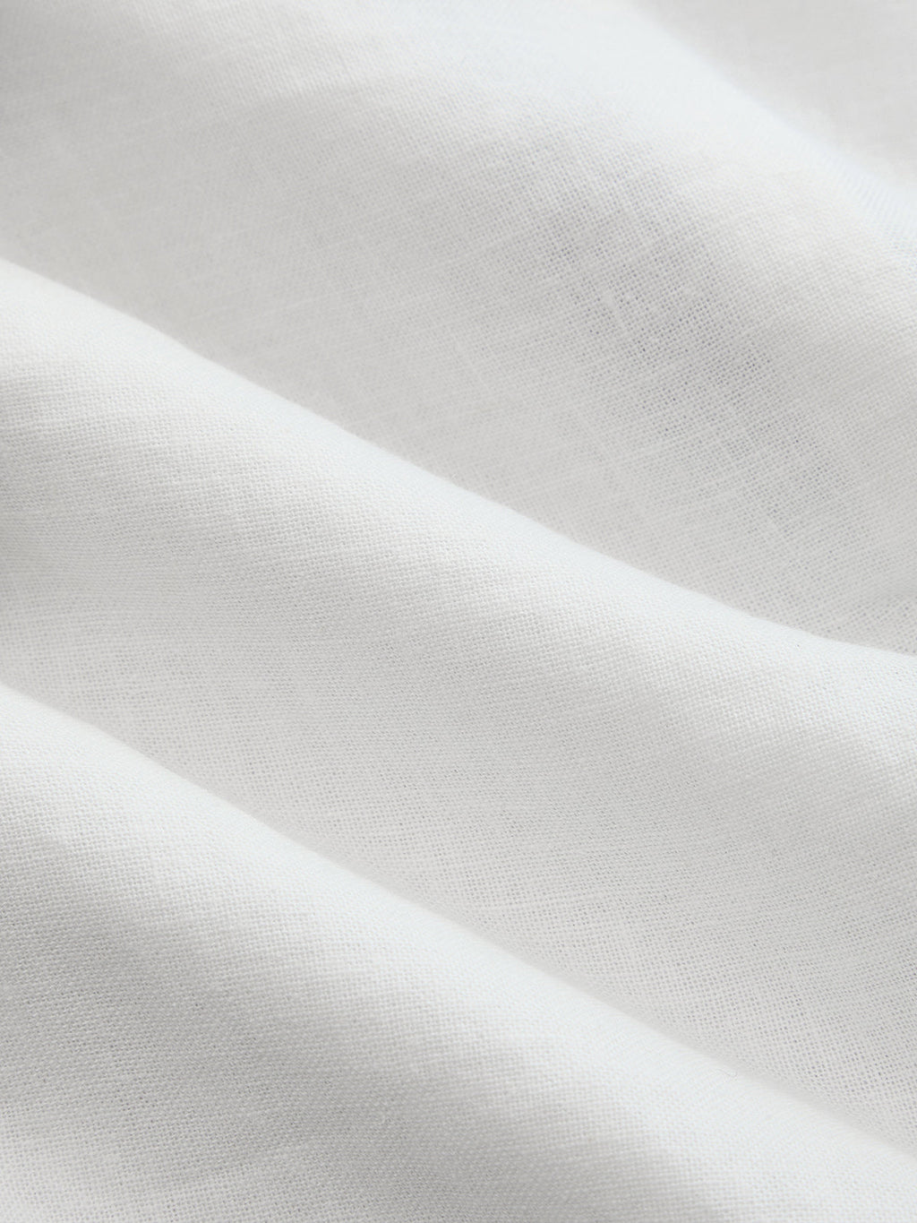 Contrast Trim Cotton Linen Two Piece Shorts Set
