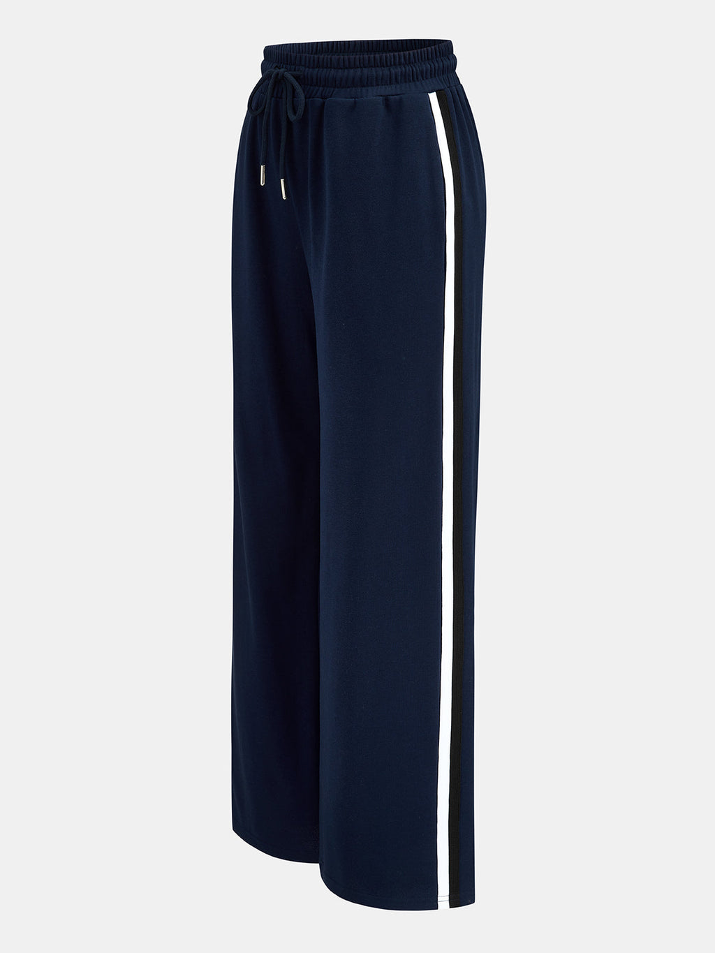 Side Stripe Drawstring Straight Leg Sweatpants