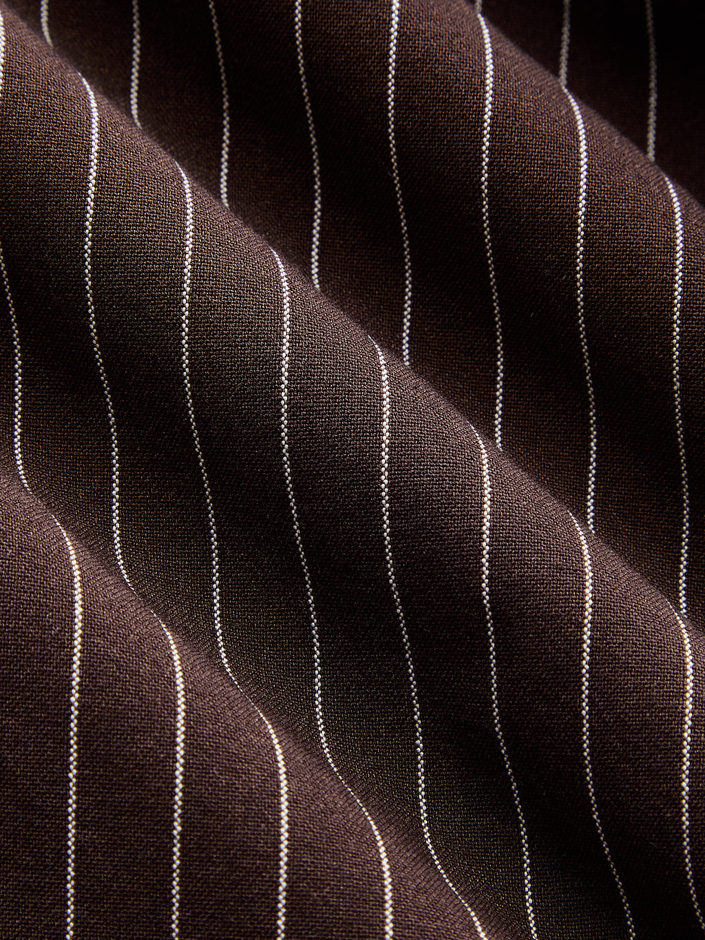 Cropped Knot Detail Pinstripe Two‑Piece Outfit