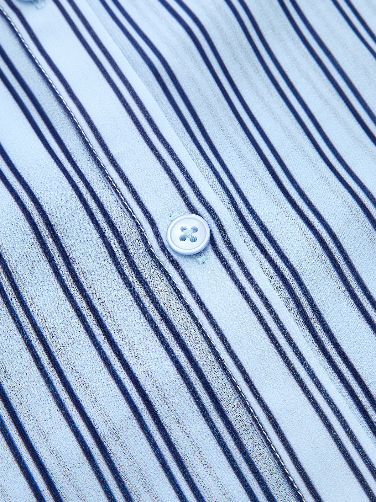 Striped Tie Waist Shirt & Shorts Set