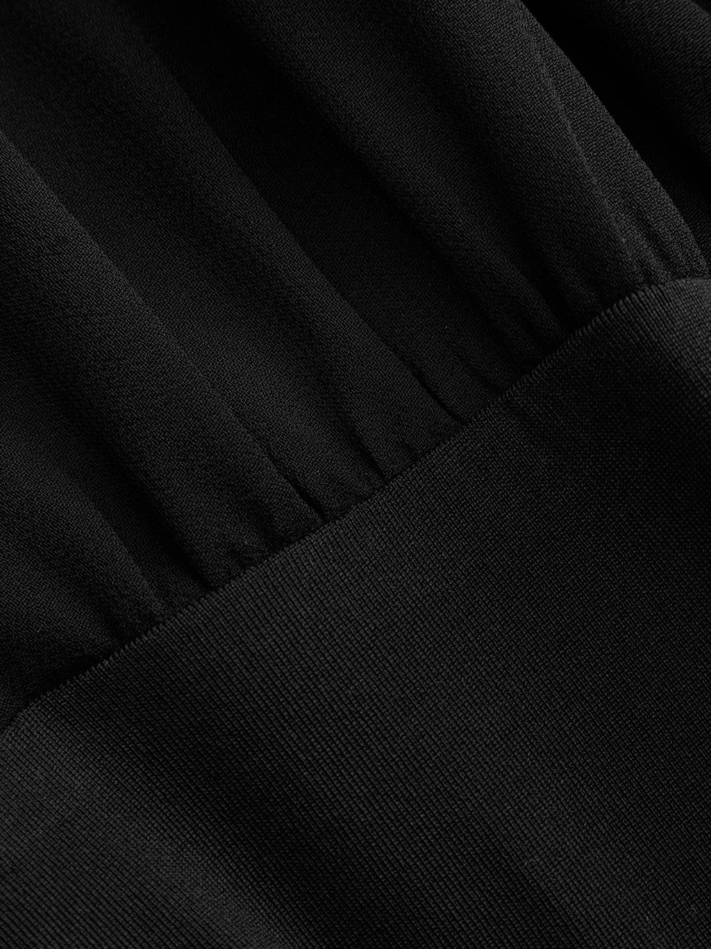 Wrap V‑Neck Sheer Sleeve Bodysuit