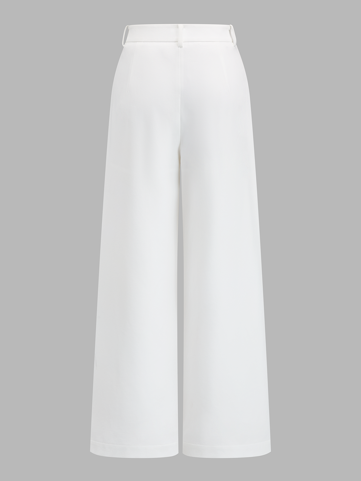 Contrast Trim Belted Two Piece Pants Set