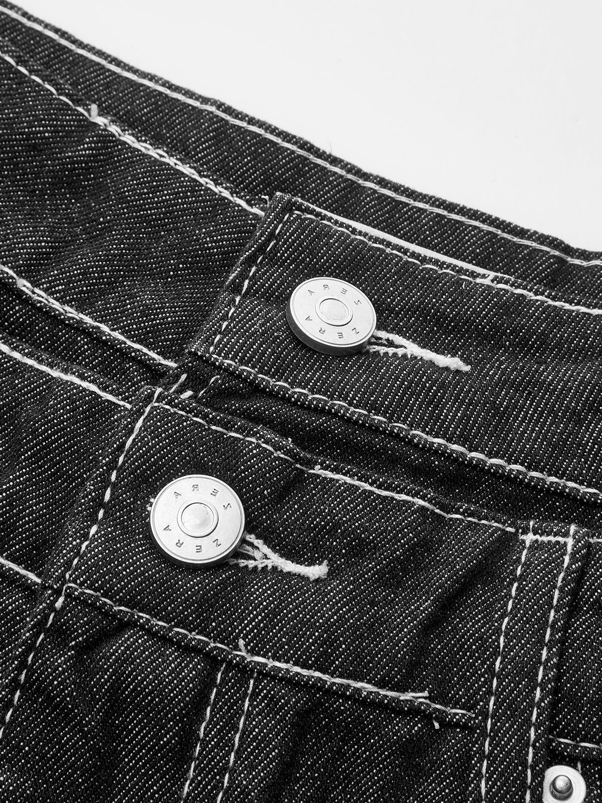 Double Waist Barrel Leg Jeans