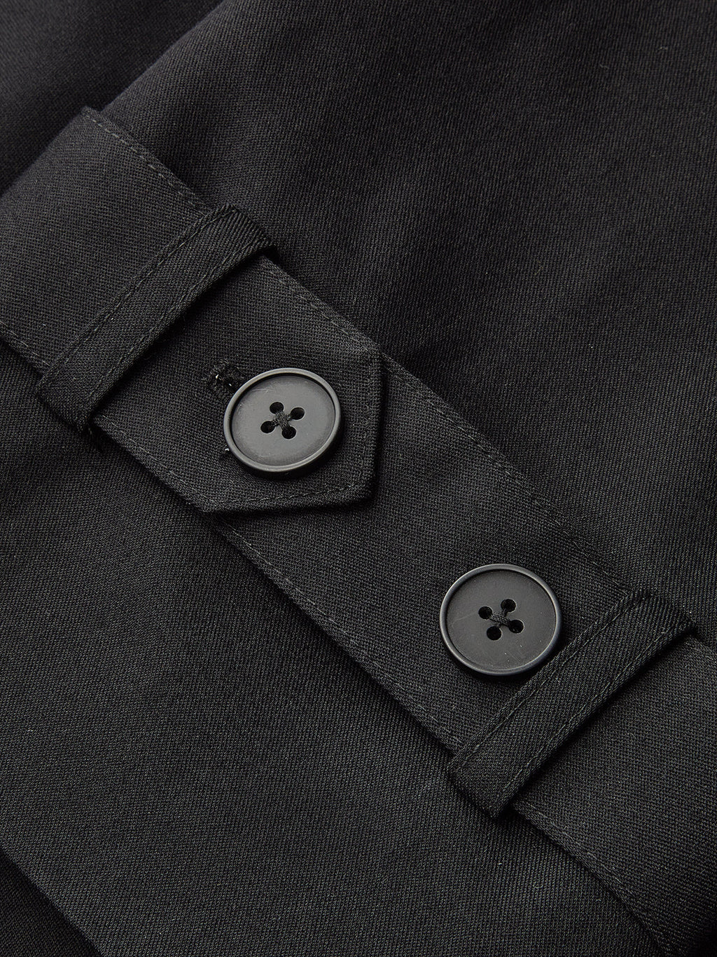 Epaulet Detail Belted Lapel Trench Coat
