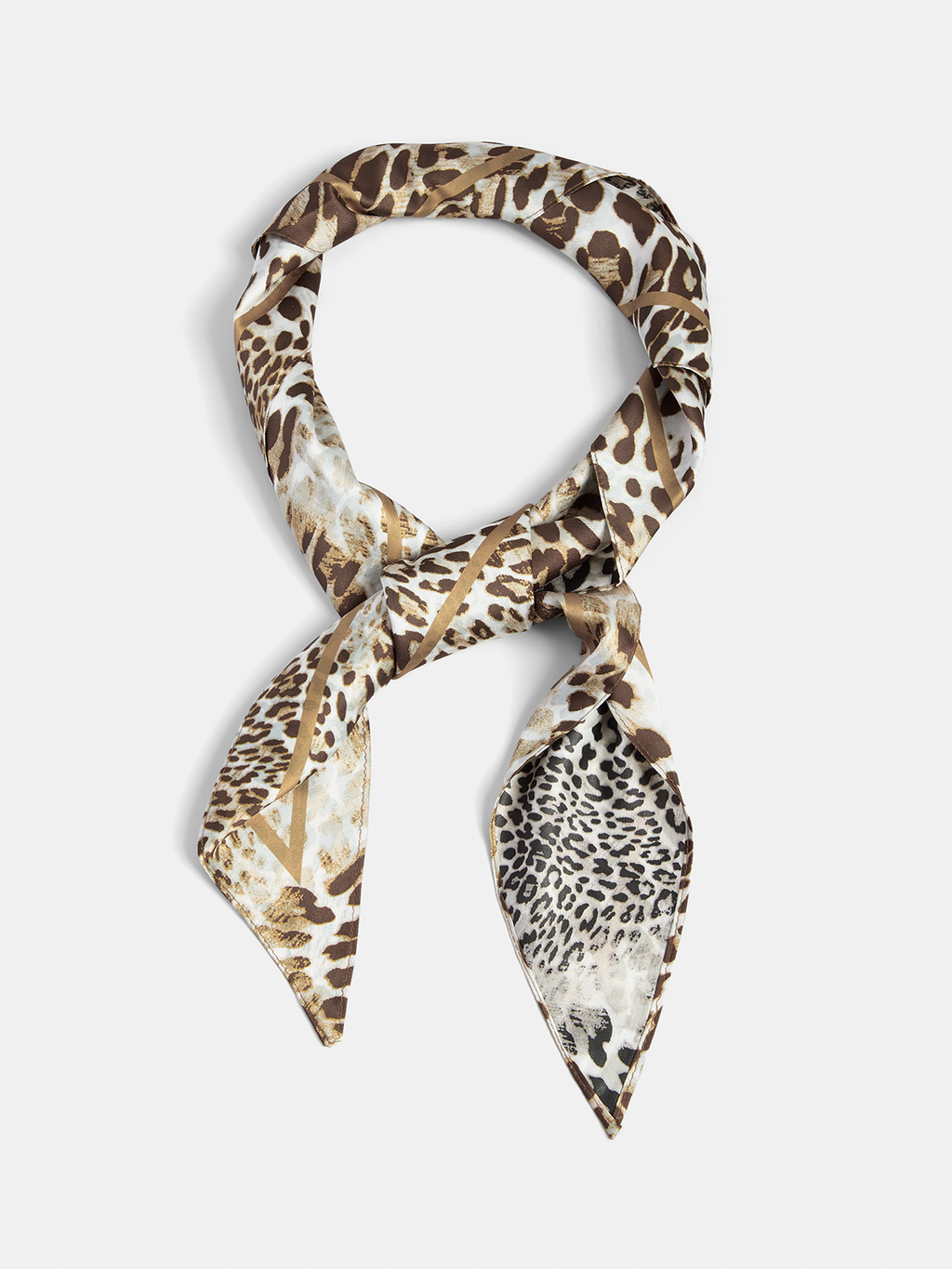 Leopard Print Triangle Scarf