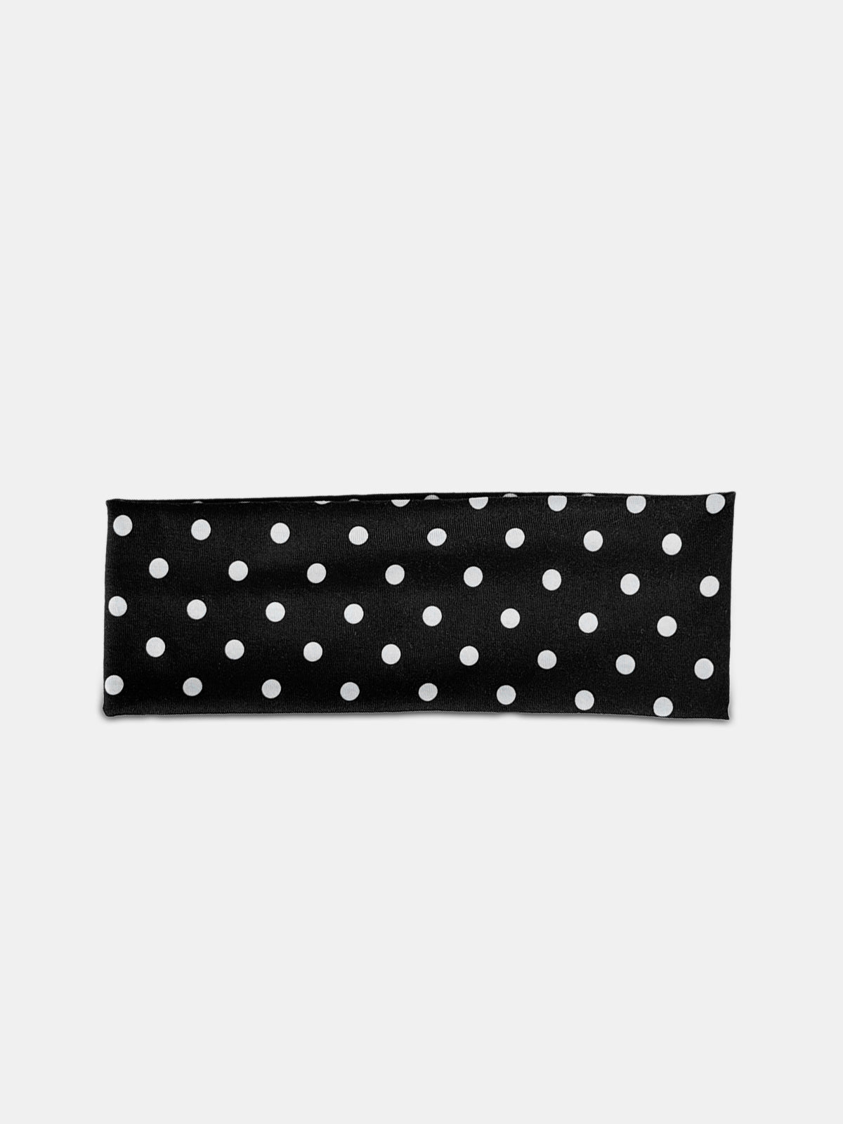 Polka Dot Wide Cotton Headband