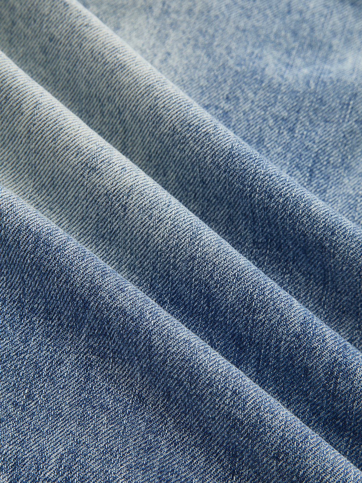 Denim Tie-Back Crop Top
