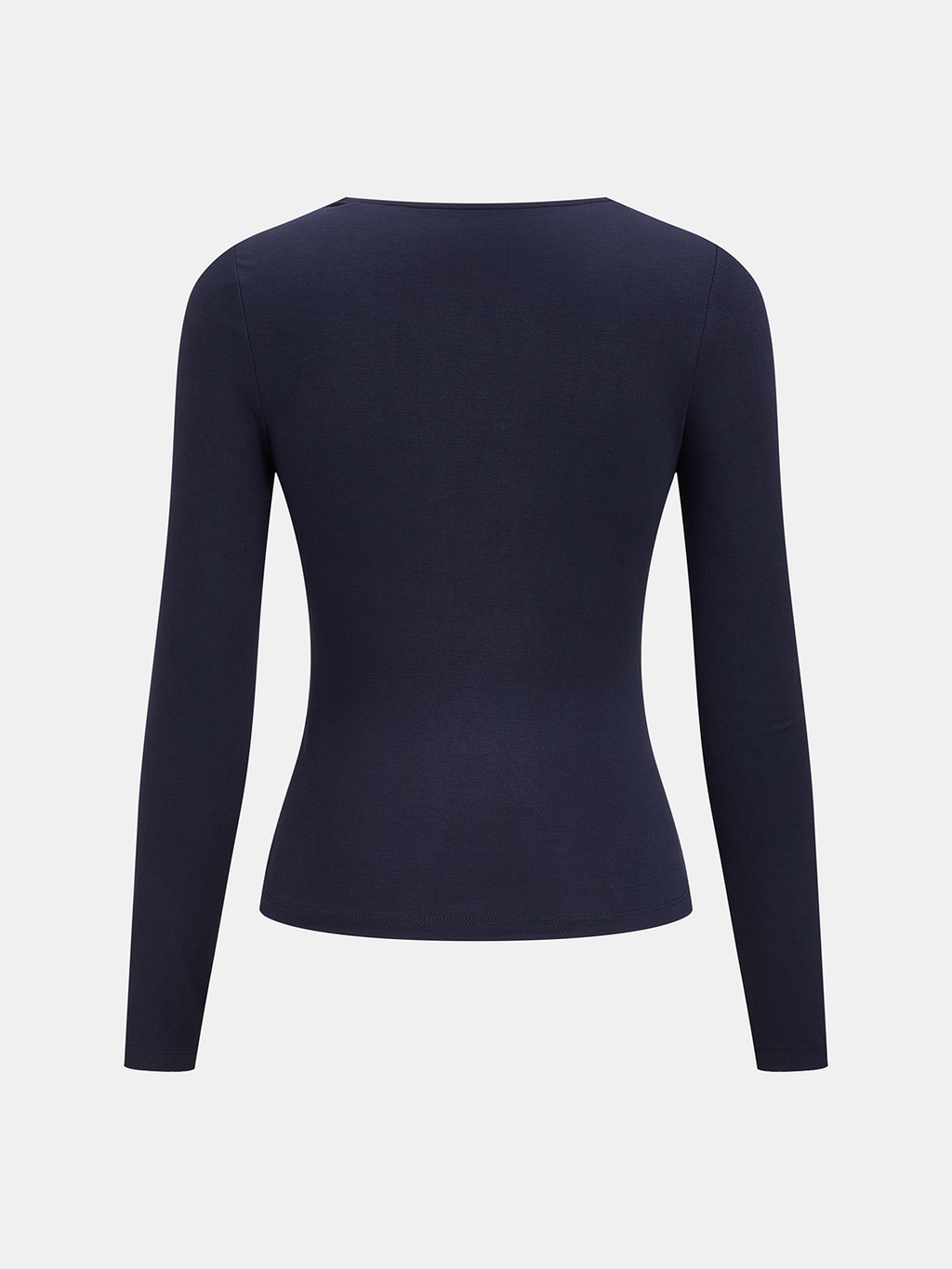 V-Neck Ruched Long Sleeve Top
