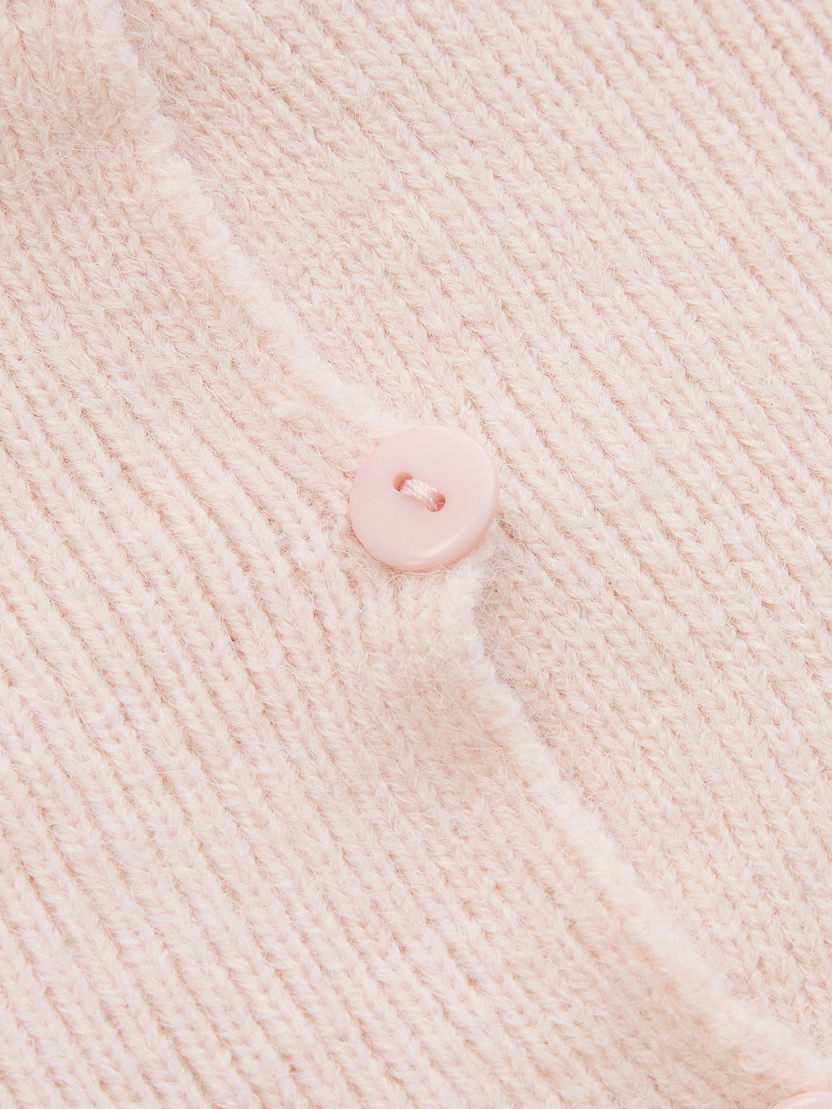 Asymmetric Off‑Shoulder Button‑Slit Knit Top