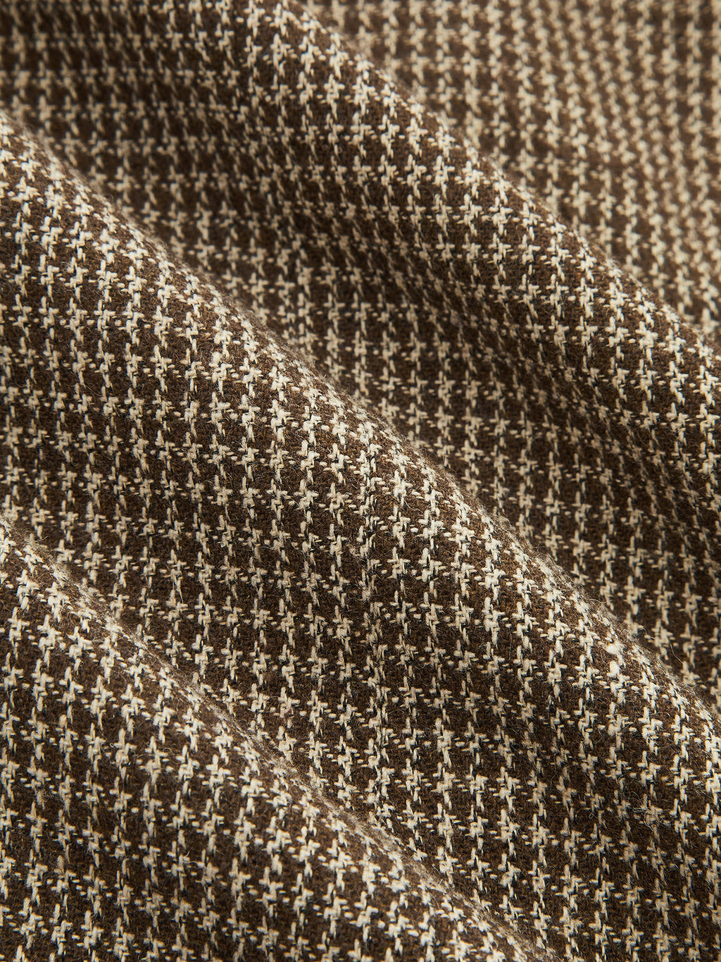 Houndstooth Wool Blend Two Piece Pants Set