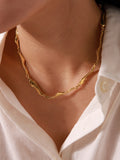 Irregular Wavy Choker Necklace