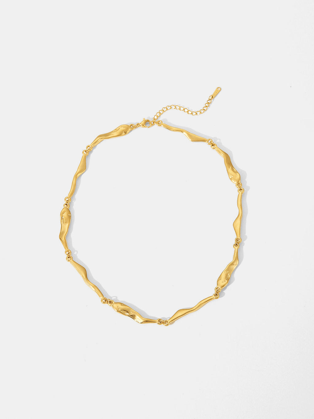 Irregular Wavy Choker Necklace