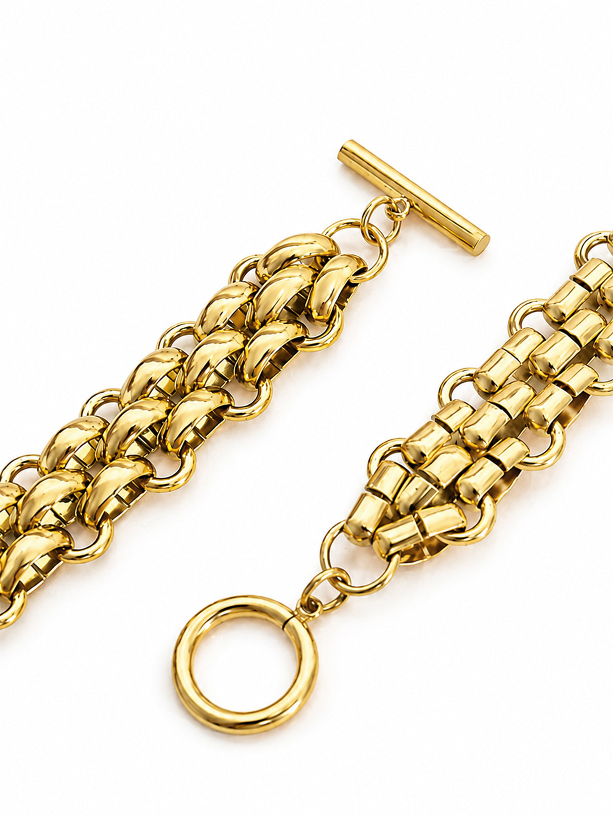 Chunky Twisted Link Chain Necklace