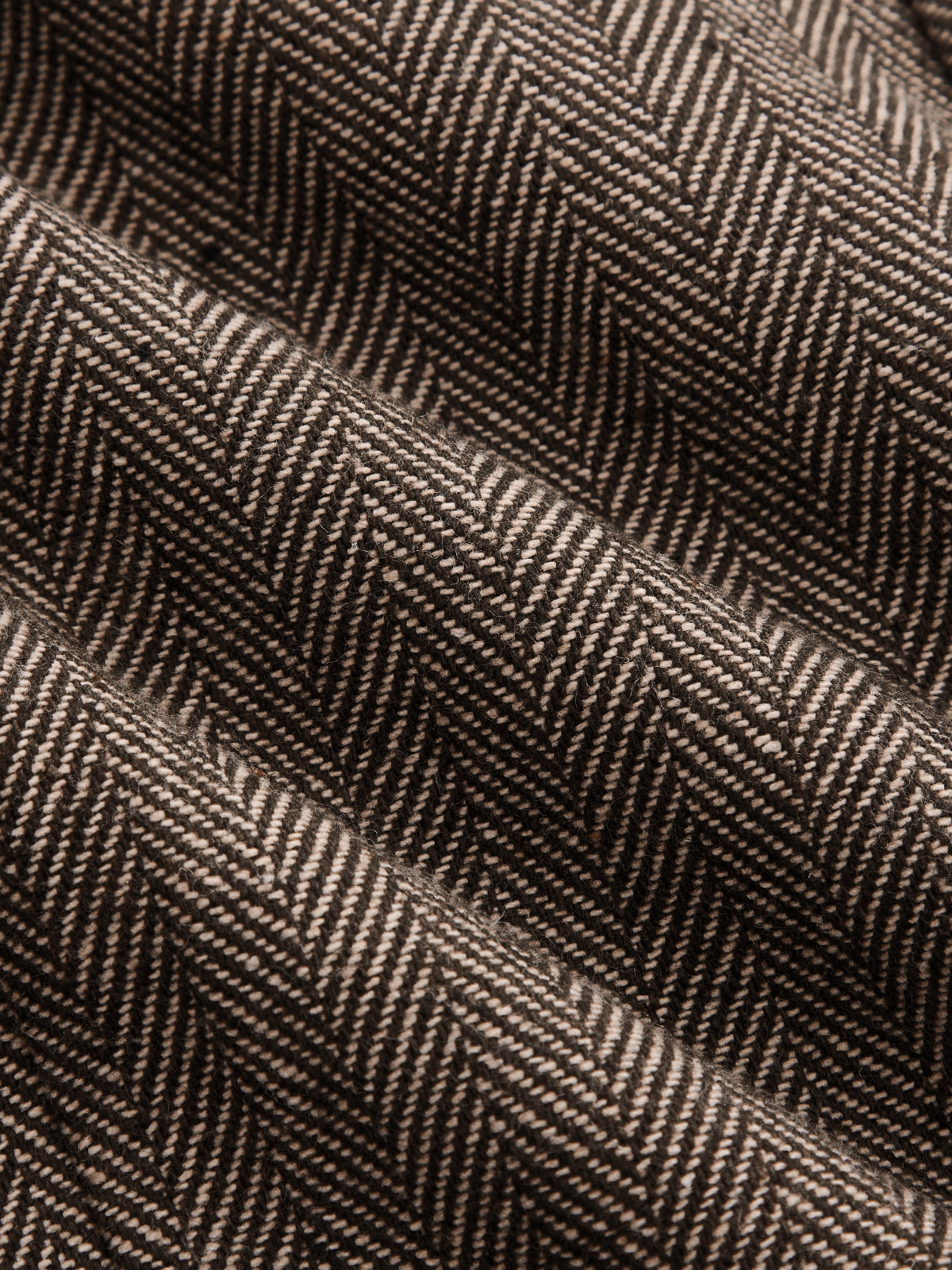 Herringbone Double Buckle Wide Pants