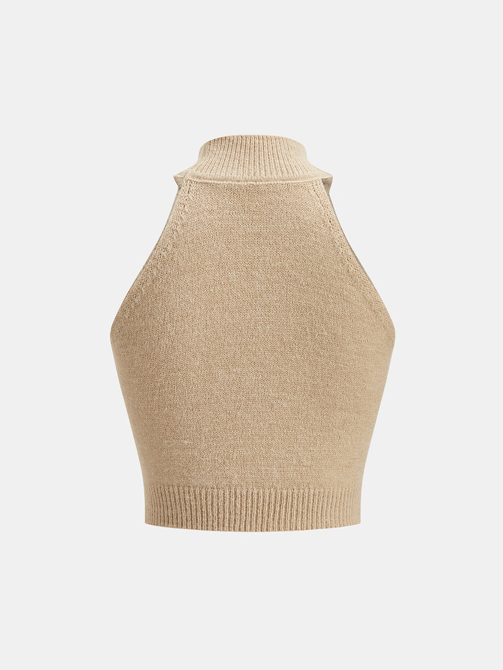 Twist Front Knit Two‑Piece Sweater