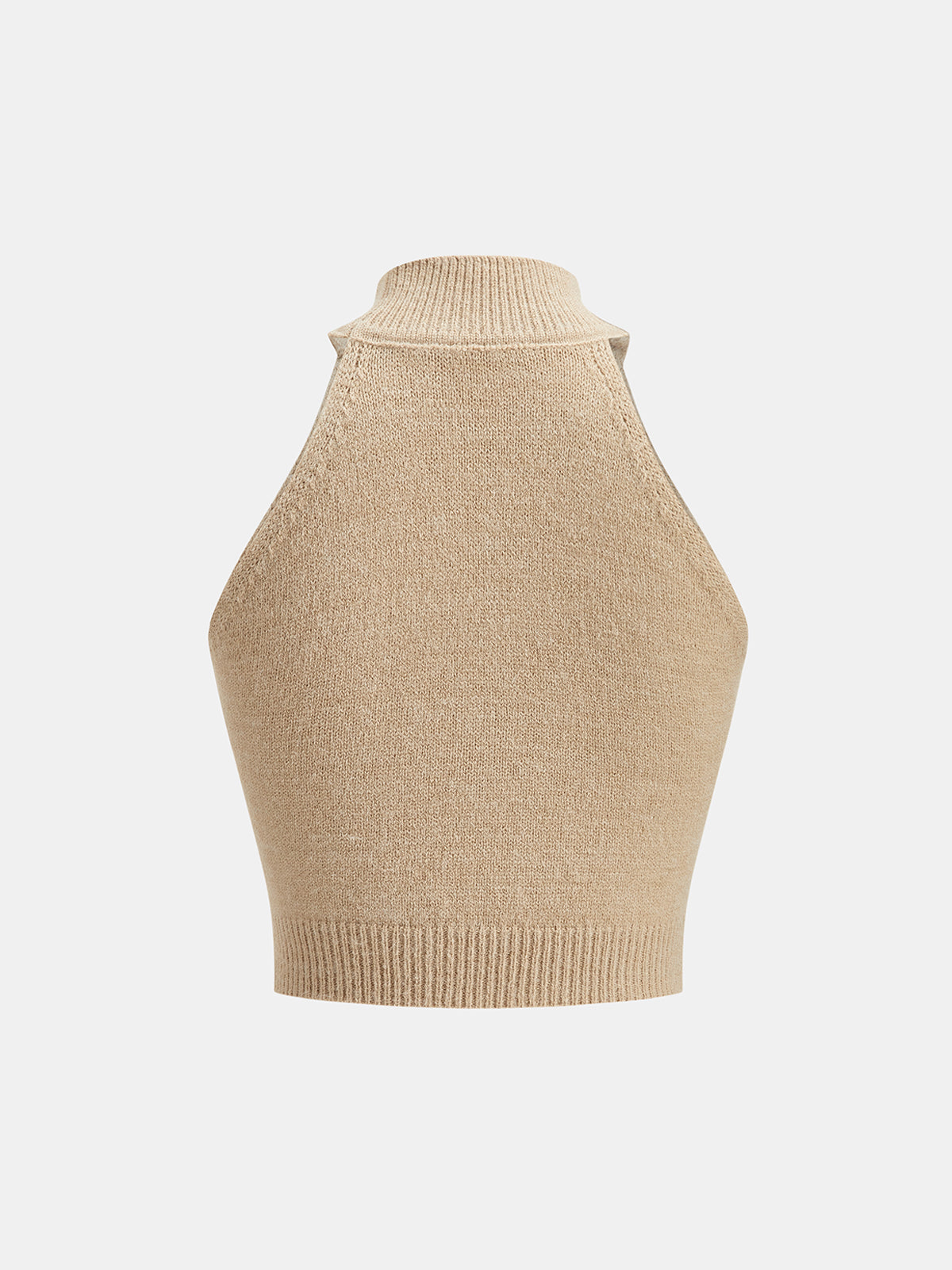 Twist Front Knit Two‑Piece Sweater