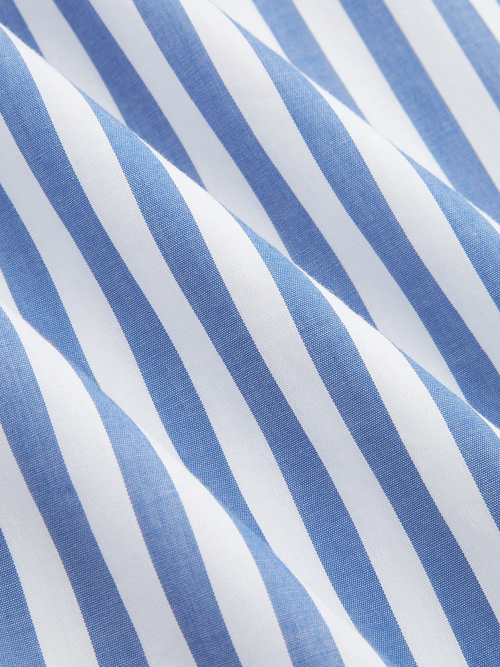 Striped Cut-Out Shirt Midi Dress