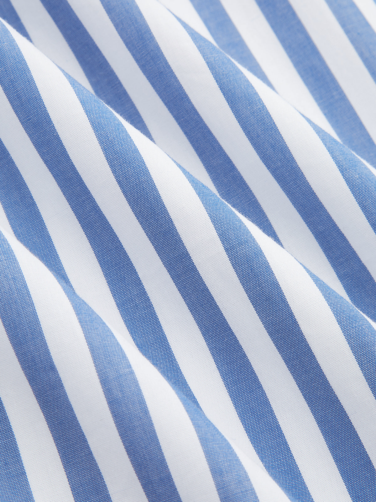 Striped Cut-Out Shirt Midi Dress
