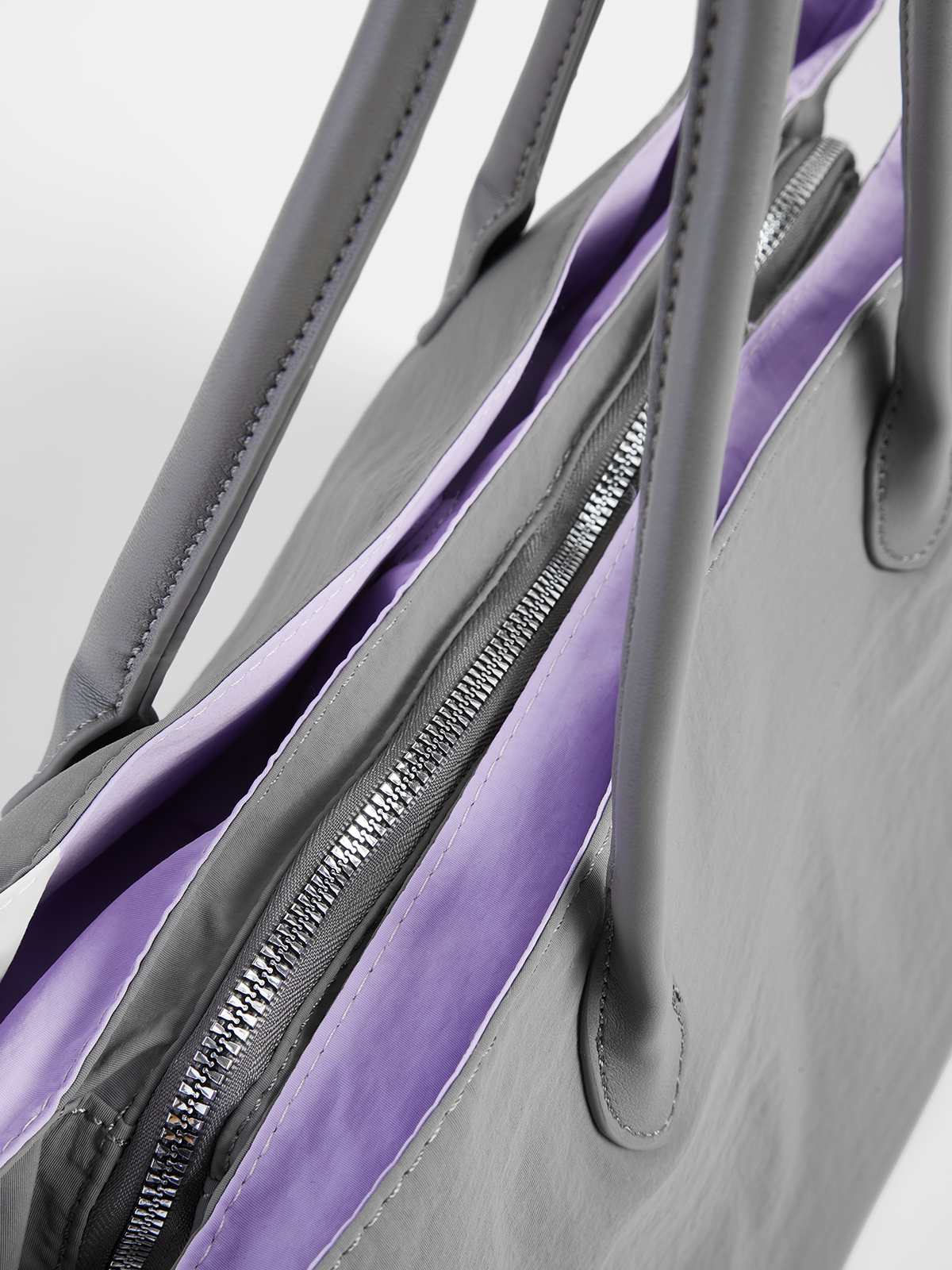 Large Capacity Expandable Zipper Tote Bag