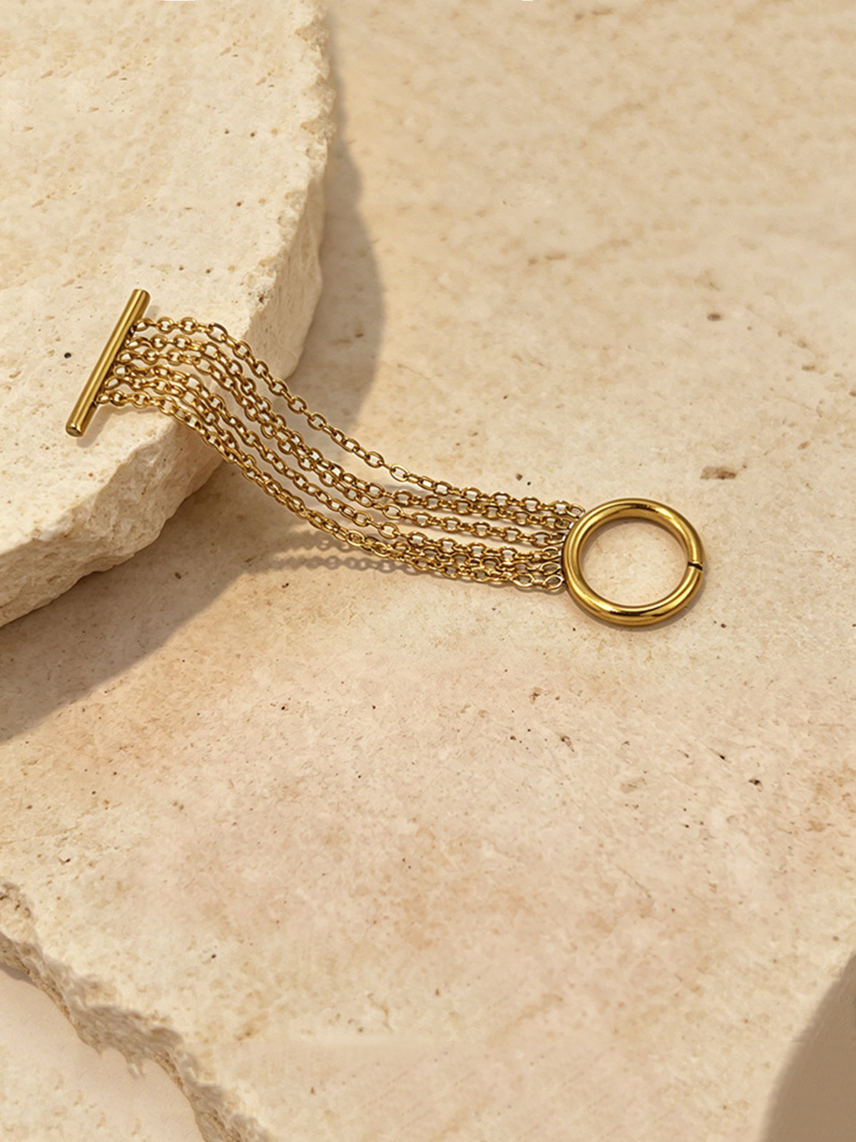 T Bar Fringe Chain Ring