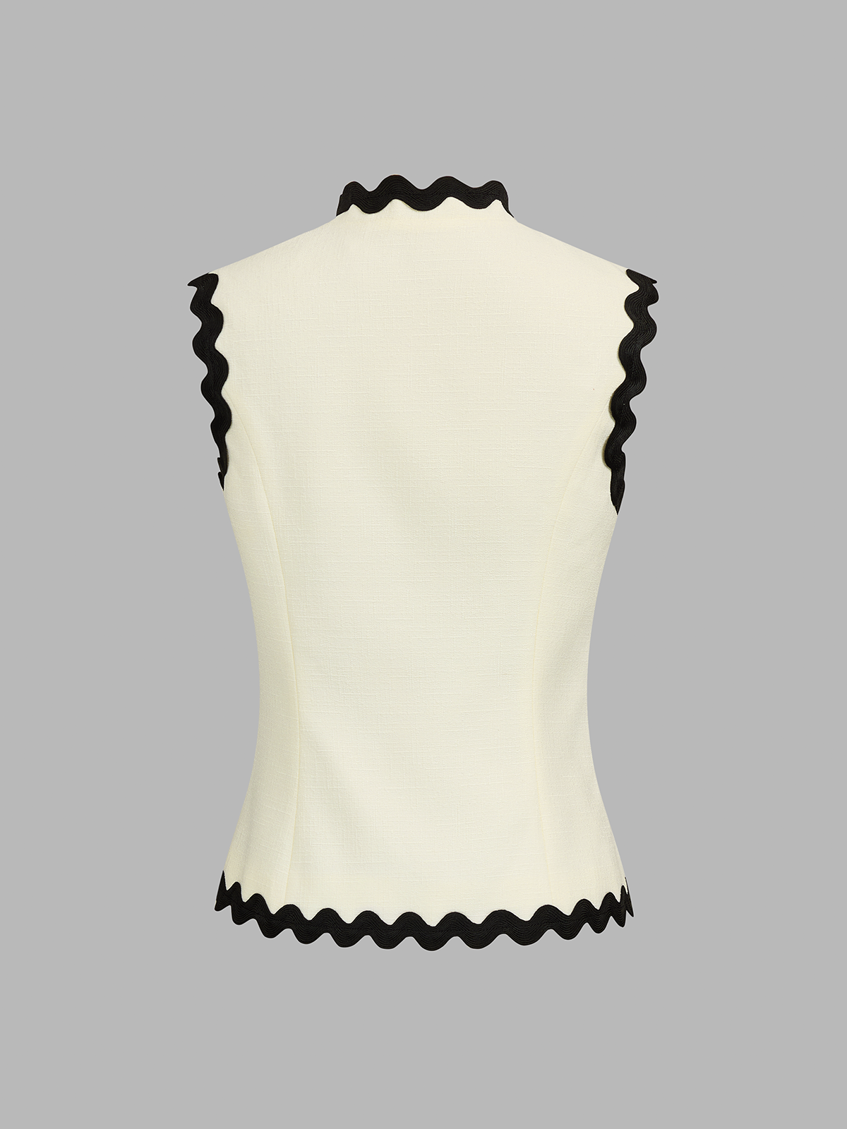 Scallop Trim Two Piece Shorts Set