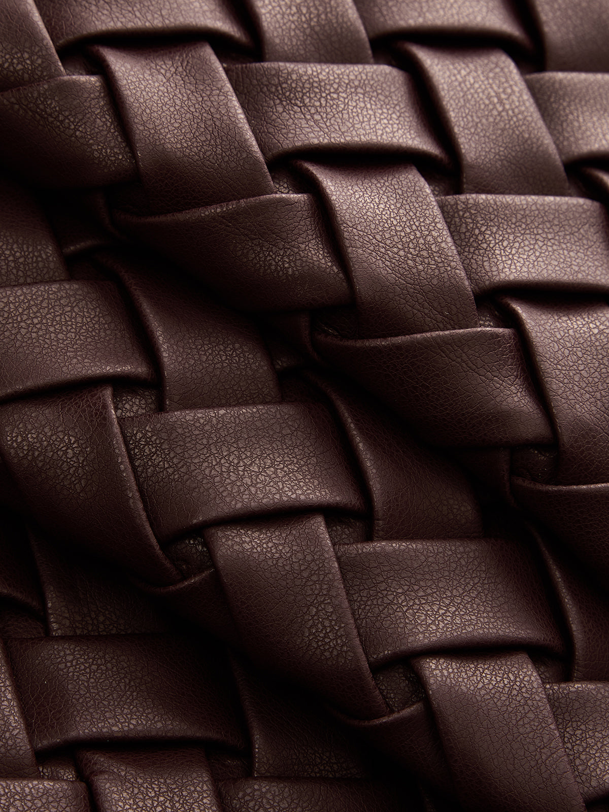 Woven Faux Leather Wrap Buckle Mini Skirt