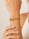 Interlocking Square Link Bracelet