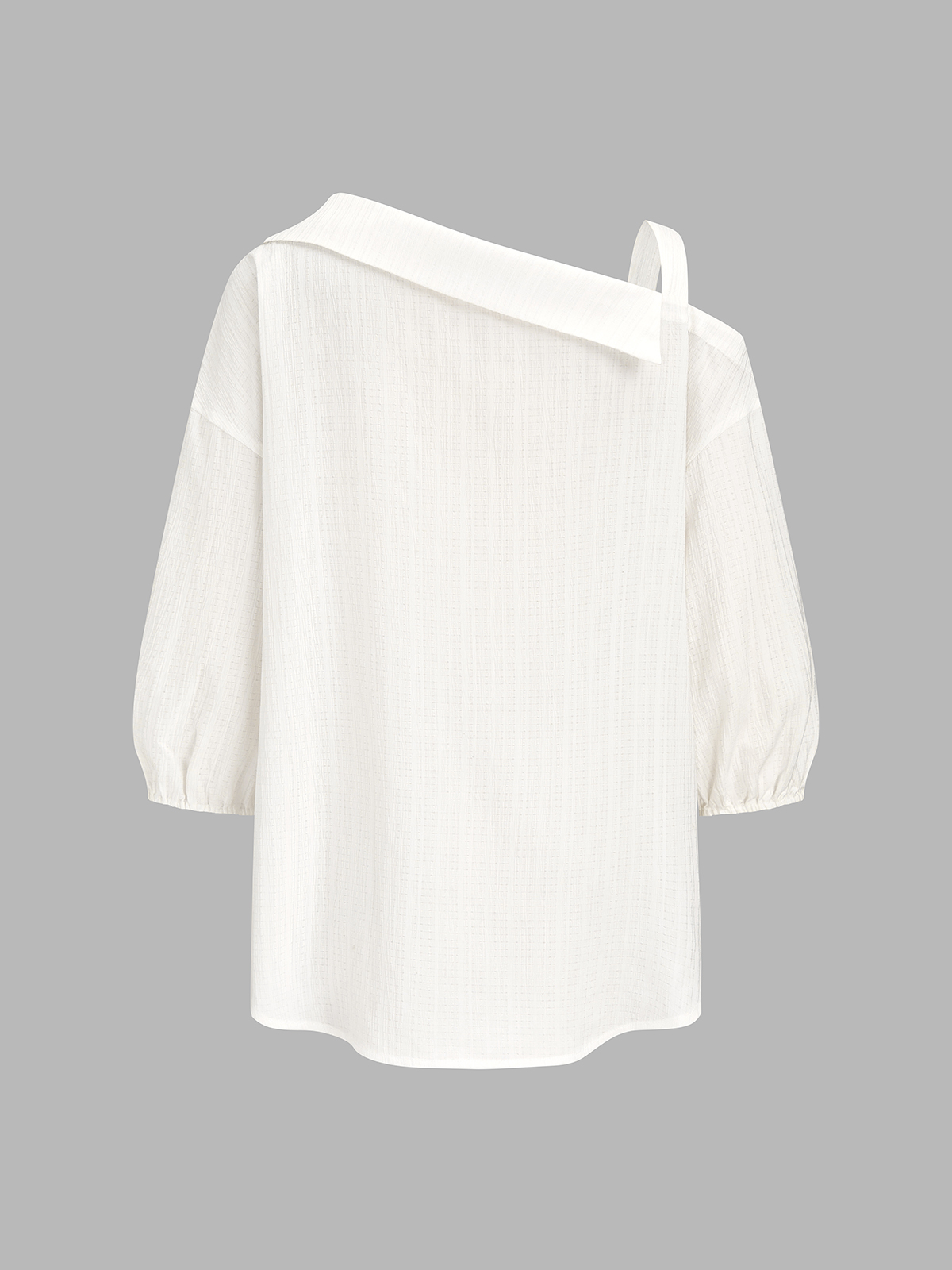 Asymmetric Cold‑Shoulder Shirt