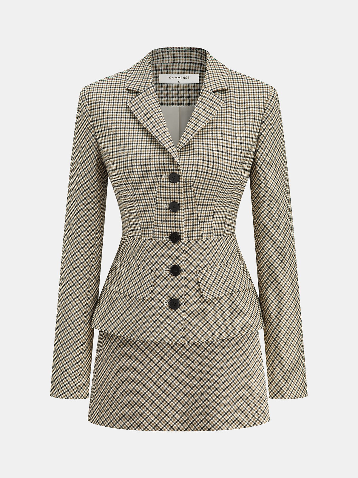 Checked Mini Skirt