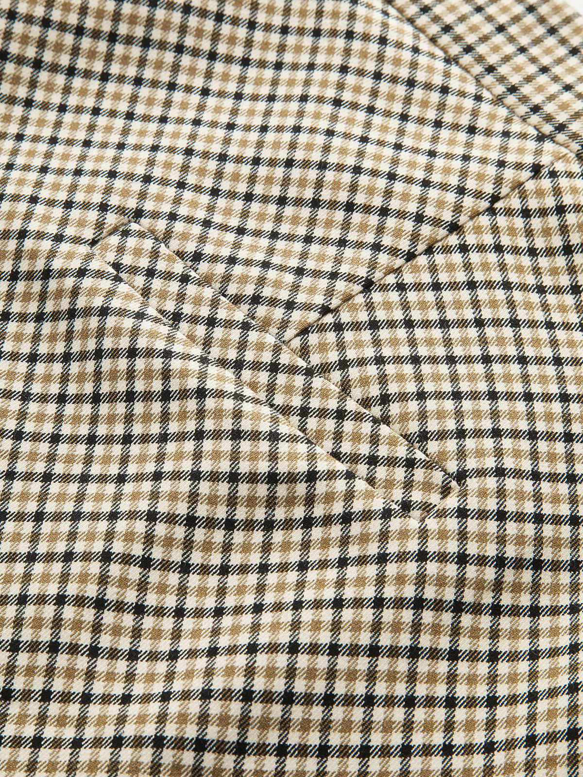 Checked Mini Skirt