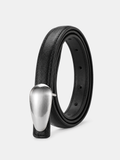 Metal Buckle Genuine Leather Belt