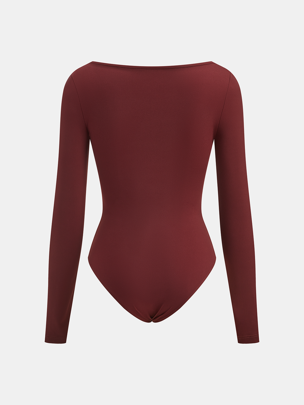 Long‑Sleeve Bodysuit Faux‑Leather Skirt Two‑Piece Set
