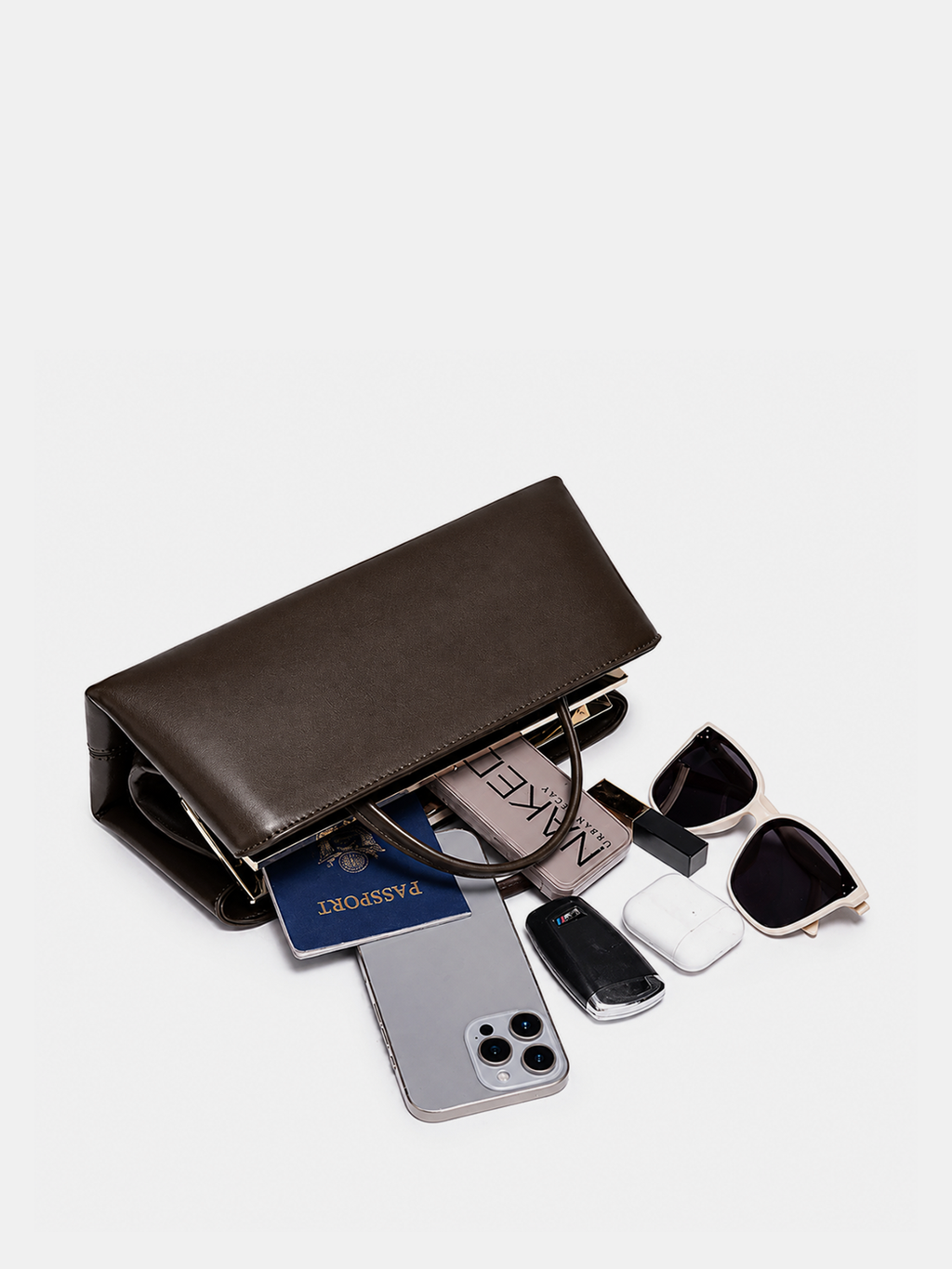 Minimalist Frame Clutch Shoulder Bag